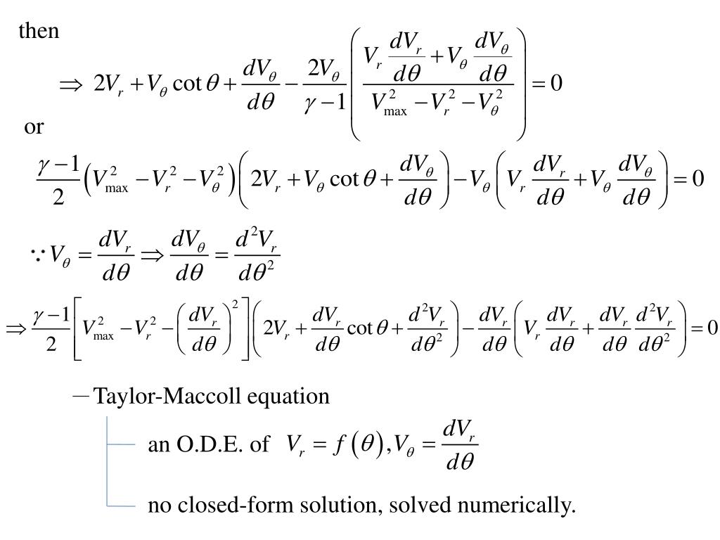 PPT - Ch10 Conical Flow PowerPoint Presentation, Free