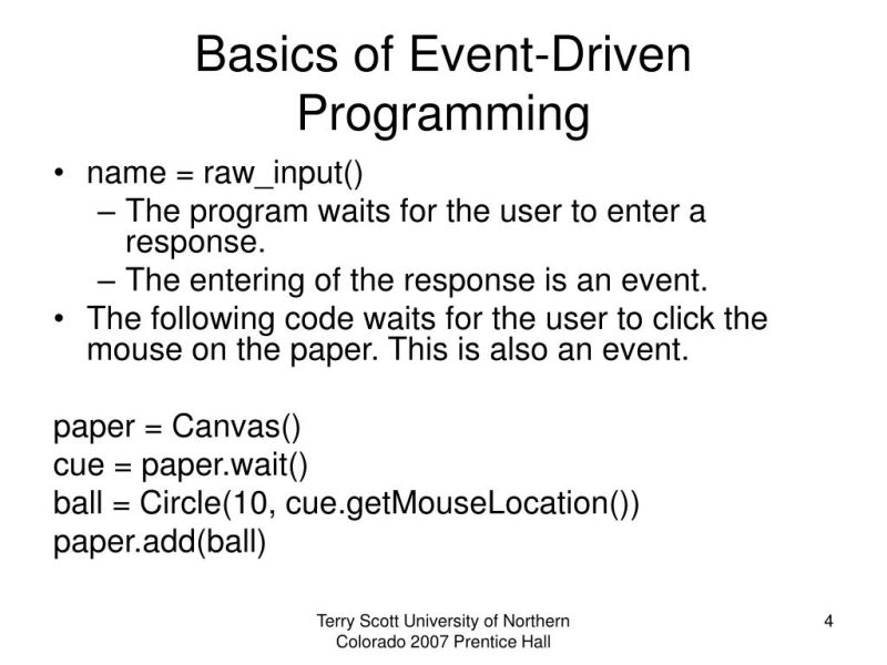 Ppt Object Oriented Programming In Python Goldwasser And Letscher Chapter 15 Event Driven - City Photos - Ultra HD HD Collection