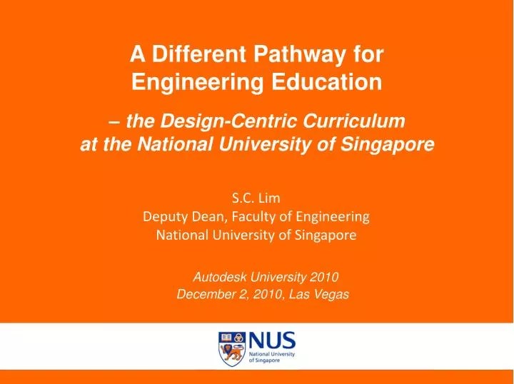 Ppt A Different Pathway For Engineering Education The Design