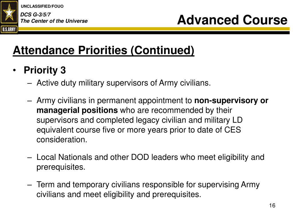 Ppt Department Of The Army G3 5 7 Training Directorate Civilian