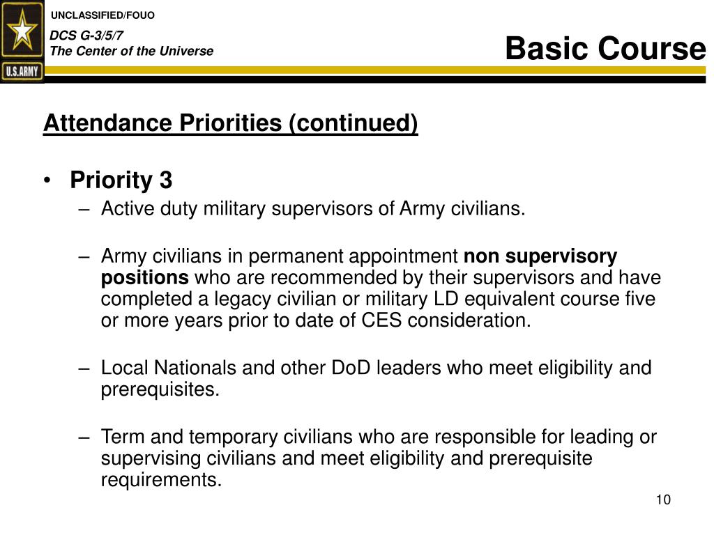 Ppt Department Of The Army G3 5 7 Training Directorate Civilian