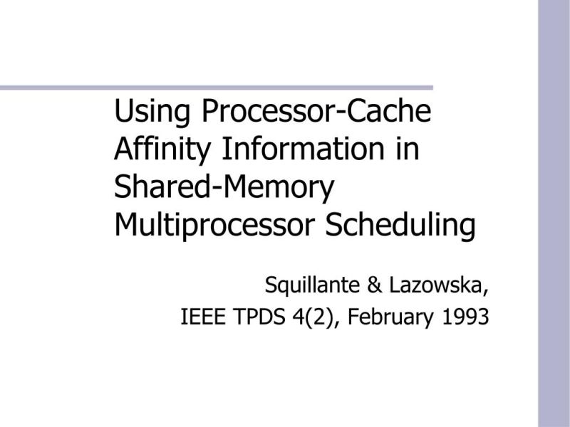 Ppt Using Processor Cache Affinity Information In Shared Memory - City Backgrounds - Perfect 8K Collection
