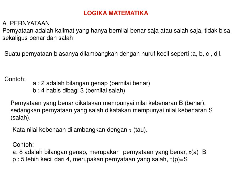 Sebenarnya materi pernyataan dan kalimat terbuka sudah pernah kita. Ppt Logika Matematika Powerpoint Presentation Free Download Id 4242514