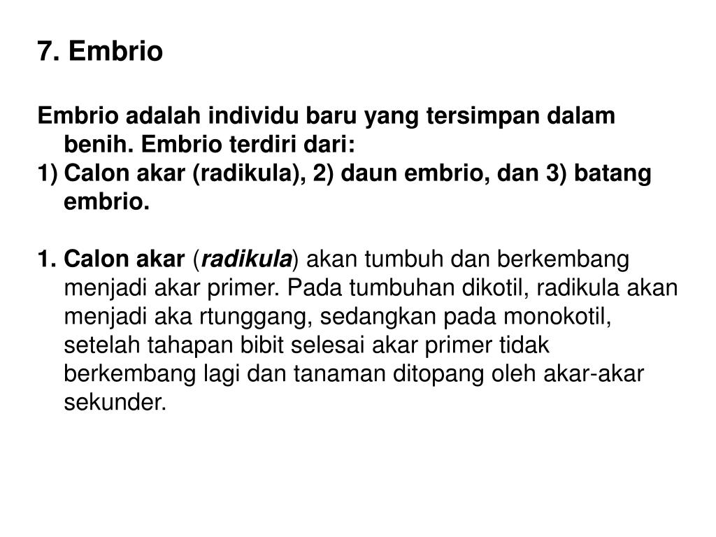 Setelah fase blastula, embrio akan memasuki fase gastrula. Ppt 7 Embrio Embrio Adalah Individu Baru Yang Tersimpan Dalam Benih Embrio Terdiri Dari Powerpoint Presentation Id 4265313