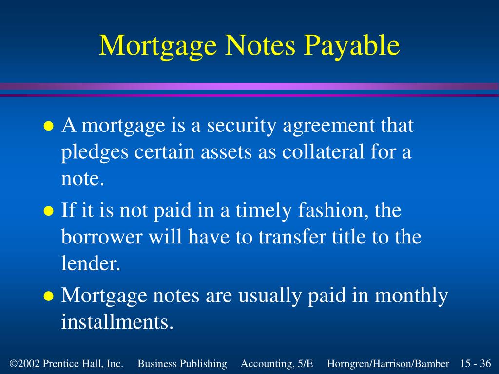 Ong term notes payable disajikan dalam laporan keuangan dengan dilakukan pengklasifikasian mana yang terkategori current liabilities (kurang . Ppt Long Term Liabilities Powerpoint Presentation Free Download Id 4280243