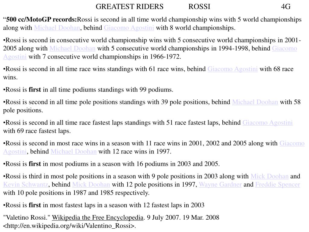 Ppt History Of Motogp 1 Powerpoint Presentation Id 4351043
