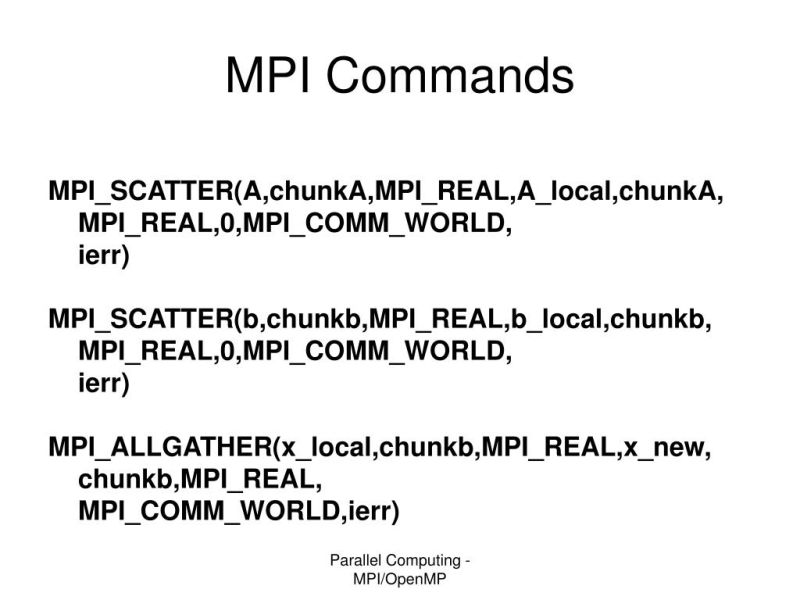 PPT - Parallel Programming using MPI PowerPoint Presentation, free ...
