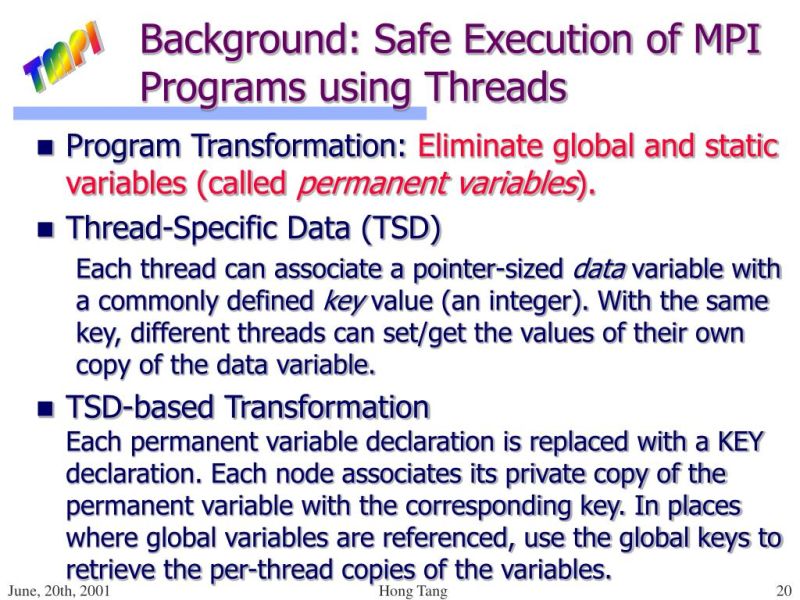 Optimizing Threaded Mpi Execution On Smp Clusters Hong - Best Space Wallpapers in 4K