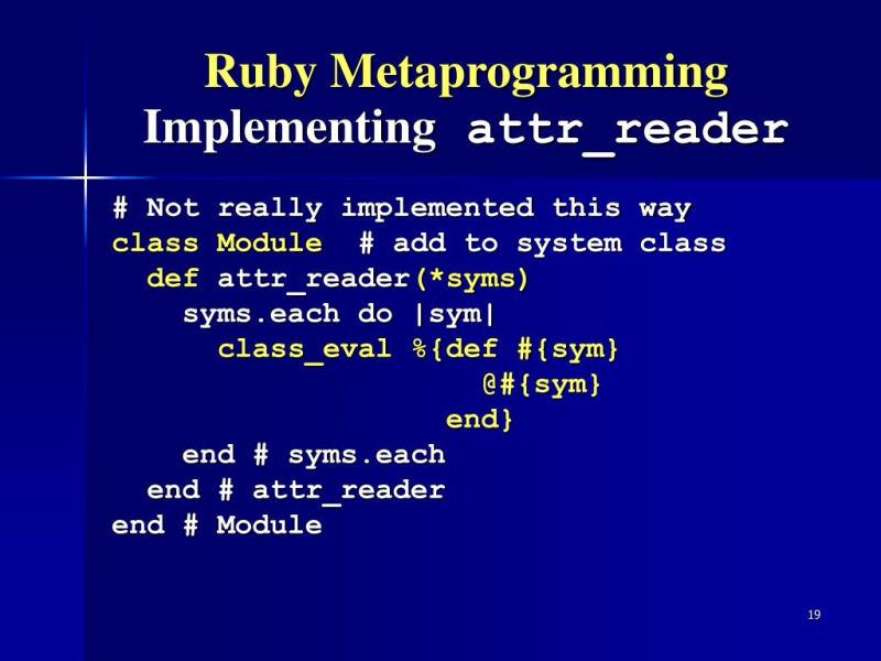 Ppt Reflexive Metaprogramming In Ruby Powerpoint Presentation Free - Professional Space Pattern - 4K
