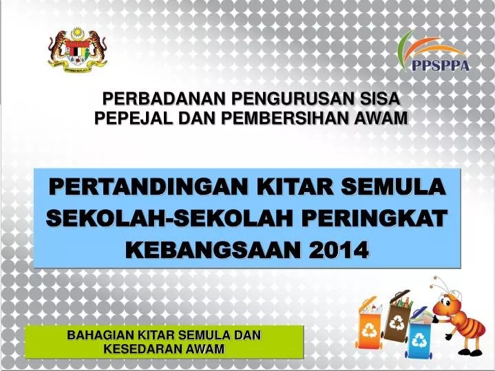 Jawatan kosong terkini perbadanan pengurusan sisa pepejal pembersihan awam swcorp pembantu setiausaha pejabat peg penguatkuasa peg tadbir pelbagai jawatan lain kerja kosong kerajaan swasta. Ppt Perbadanan Pengurusan Sisa Pepejal Dan Pembersihan Awam Powerpoint Presentation Id 4380195
