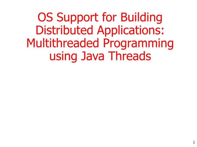 Os Support For Building Distributed Applications Multithreaded - Dark Background Collection - 8K Quality
