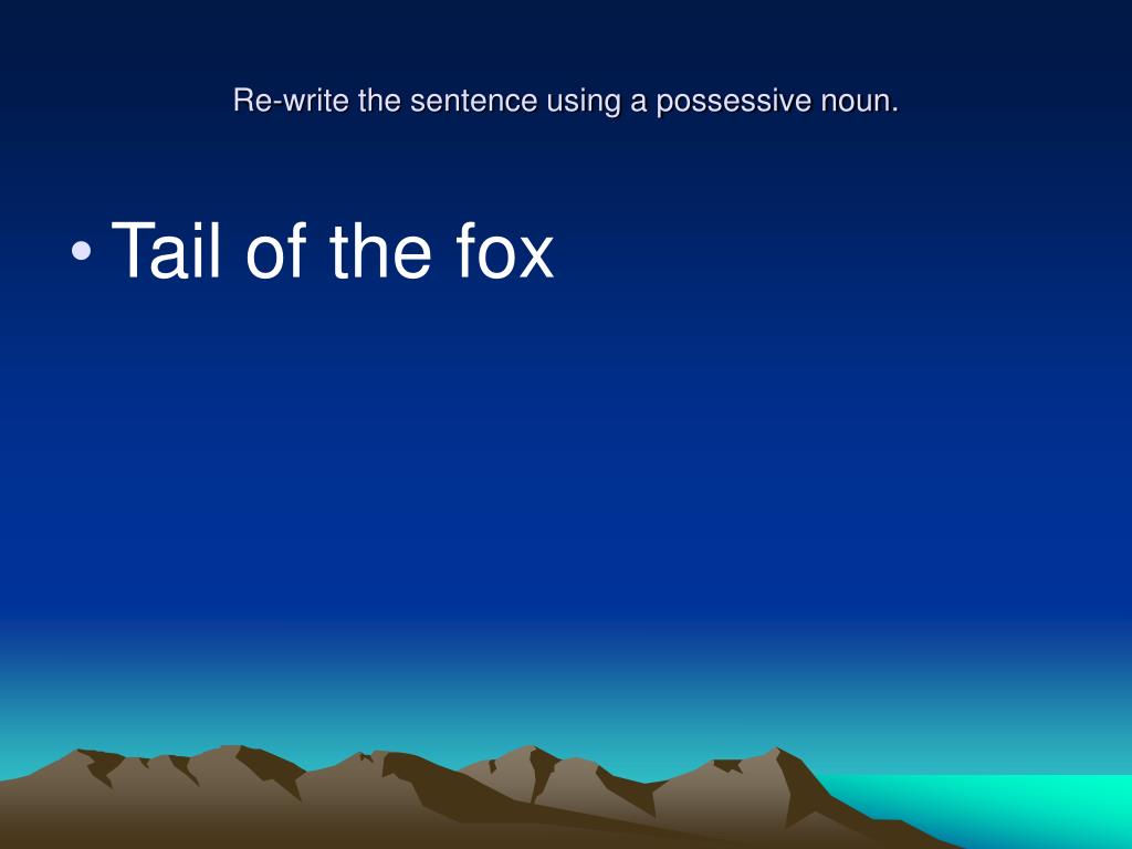 Learn more about the arctic's cutest canine. Ppt Possessive Nouns Powerpoint Presentation Free Download Id 4460585
