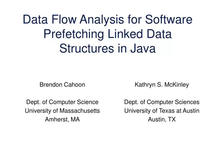 Ppt Data Flow Analysis For Software Prefetching Linked Data - Premium Mountain Pattern Gallery - HD