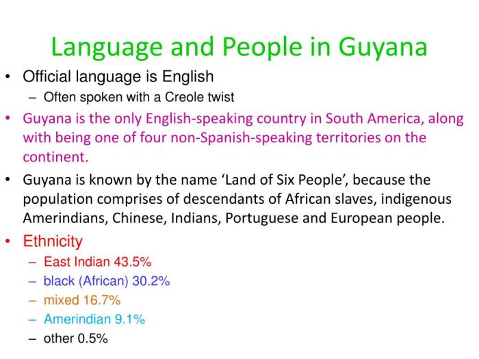 What Language Do Guyana Speak What Language Do Guyana Speak