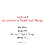 PPT - Lecture 1 Introduction To Digital Logic Design PowerPoint Presentation - ID:4523576