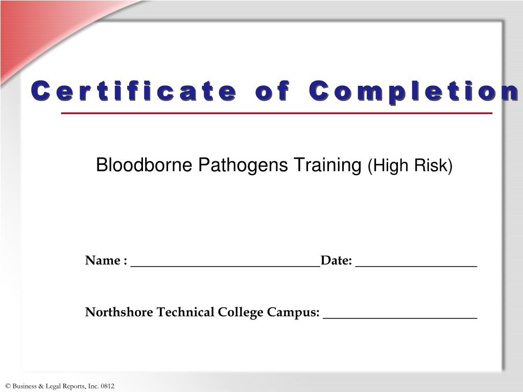 It is even possible to take the bloodborne pathogens training free. Ppt Bloodborne Pathogens High Risk Powerpoint Presentation Free Download Id 4532633