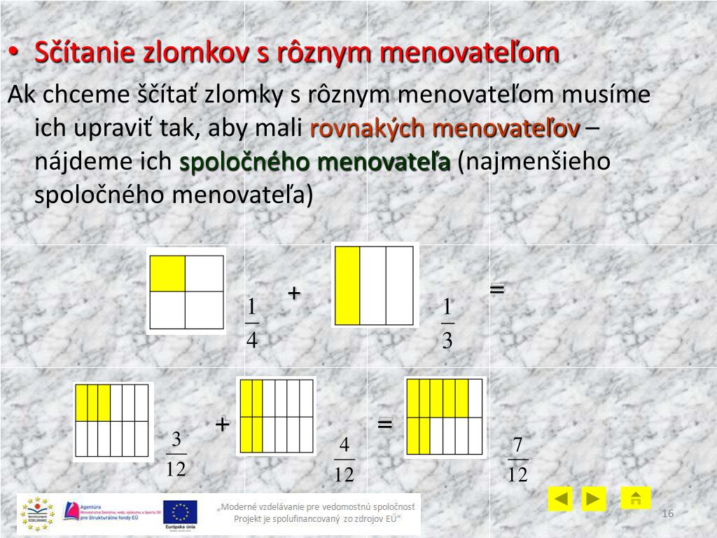 Čo je najmenší spoločný násobok;; Ppt Zlomky Powerpoint Presentation Free Download Id 4590482