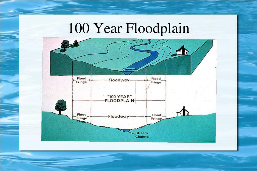 PPT Land Surveys And Flood Zones PowerPoint 100 Year Floodplain L 