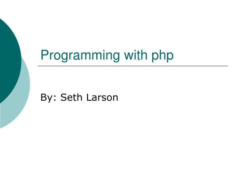 Php Scripting Ppt Programming Languages Computing - Modern Ultra HD City Arts | Free Download