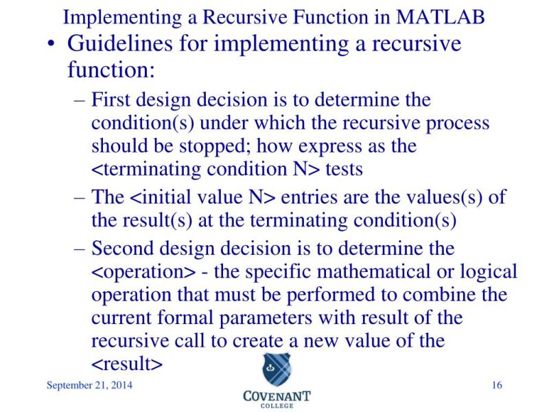 Ppt Cos 131 Computing For Engineers Chapter 9 Recursion Powerpoint - Download High Quality Minimal Wallpaper | High Resolution