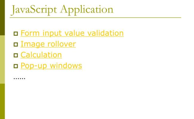 PPT - Dynamic Web Pages (Flash, JavaScript) PowerPoint Presentation ...