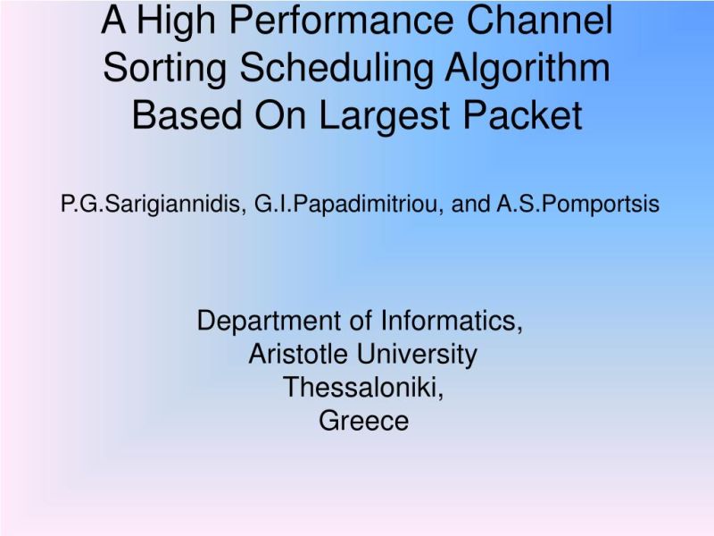 Ppt An Efficient Packet Scheduling Algorithm In Network Processors - Dark Background Collection - High Resolution Quality