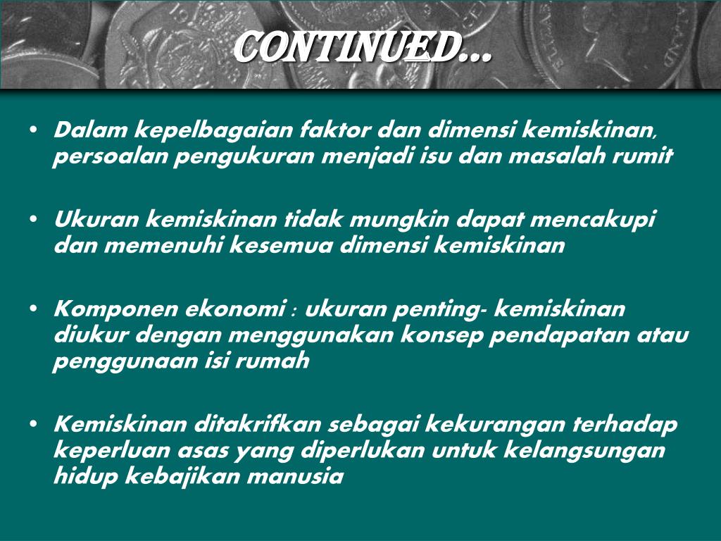 Indeks kedalaman kemiskinan konsep : Ppt Kemiskinan Dan Agihan Pendapatan Powerpoint Presentation Free Download Id 4736197