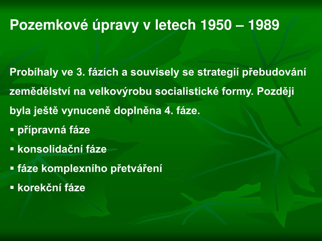 Ppt Dejiny Pozemkovych Uprav Powerpoint Presentation Free Download Id 4755231