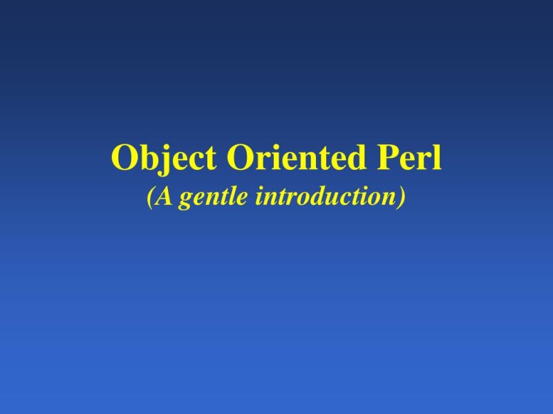 Ppt Welcome To Lecture 5 Object Oriented Programming In Perl - Download Beautiful Abstract Background | Retina