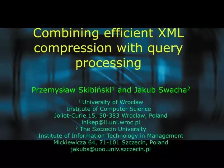Fillable Online To Optimize Xml Query Processing Using Compression Fax Email Print Pdffiller - City Arts - Professional Retina Collection