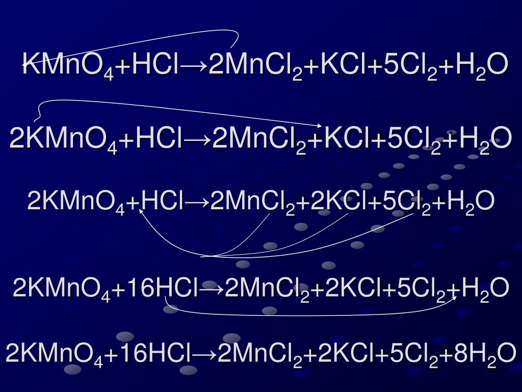 Given The Following Balanced Redox Reaction 2 Kmno4 Chegg 
