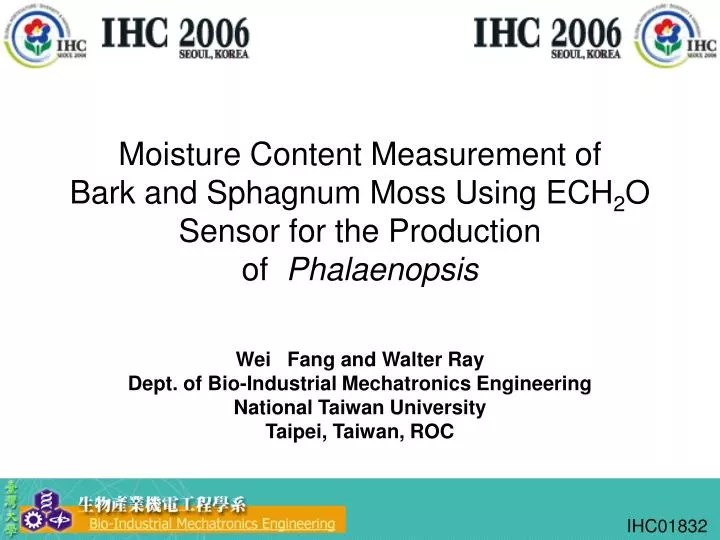 Ppt Wei Fang And Walter Ray Dept Of Bio Industrial