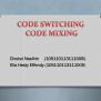 PPT - CODE SWITCHING CODE MIXING PowerPoint Presentation, Free Download ...