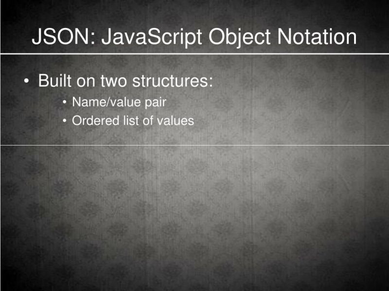 Ppt Json Java Script Object Notation Powerpoint Presentation Free - Best Vintage Photos in HD
