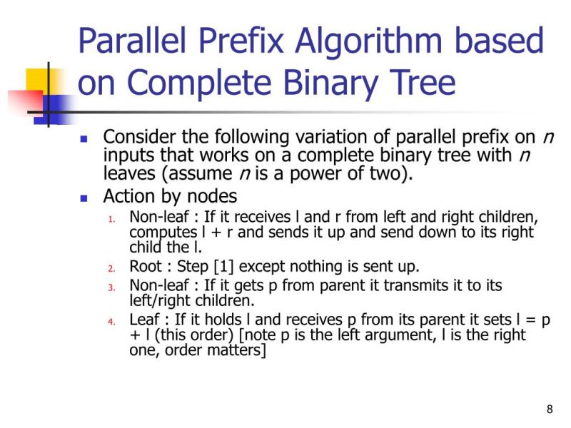 Ppt Lecture 7 Pram Algorithm Parallel Prefix Powerpoint Presentation - Colorful Pattern Collection - HD Quality