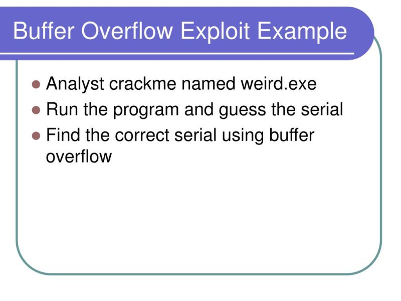 Buffer Overflow Exploit Pdf - City Images - Stunning Desktop Collection
