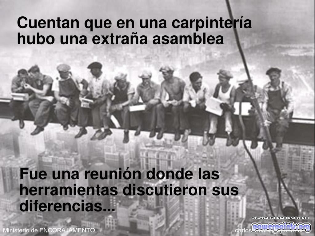 Ppt Asamblea En La Carpinteria Powerpoint Presentation
