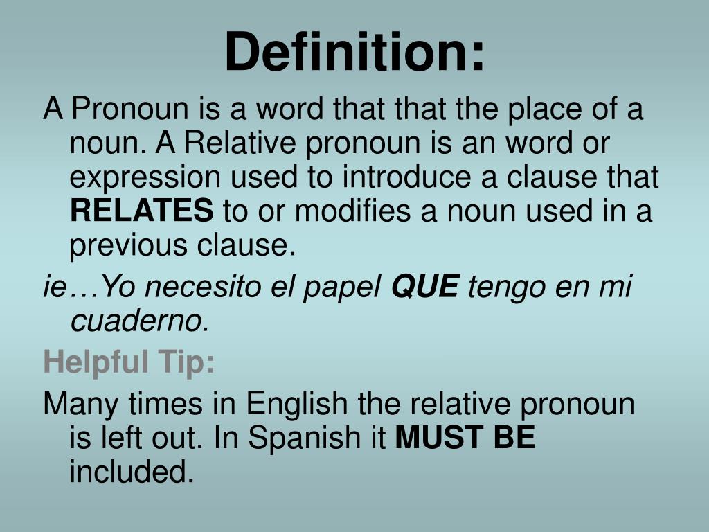The relative clause construction includes a . PPT - Relative Pronouns PowerPoint Presentation, free