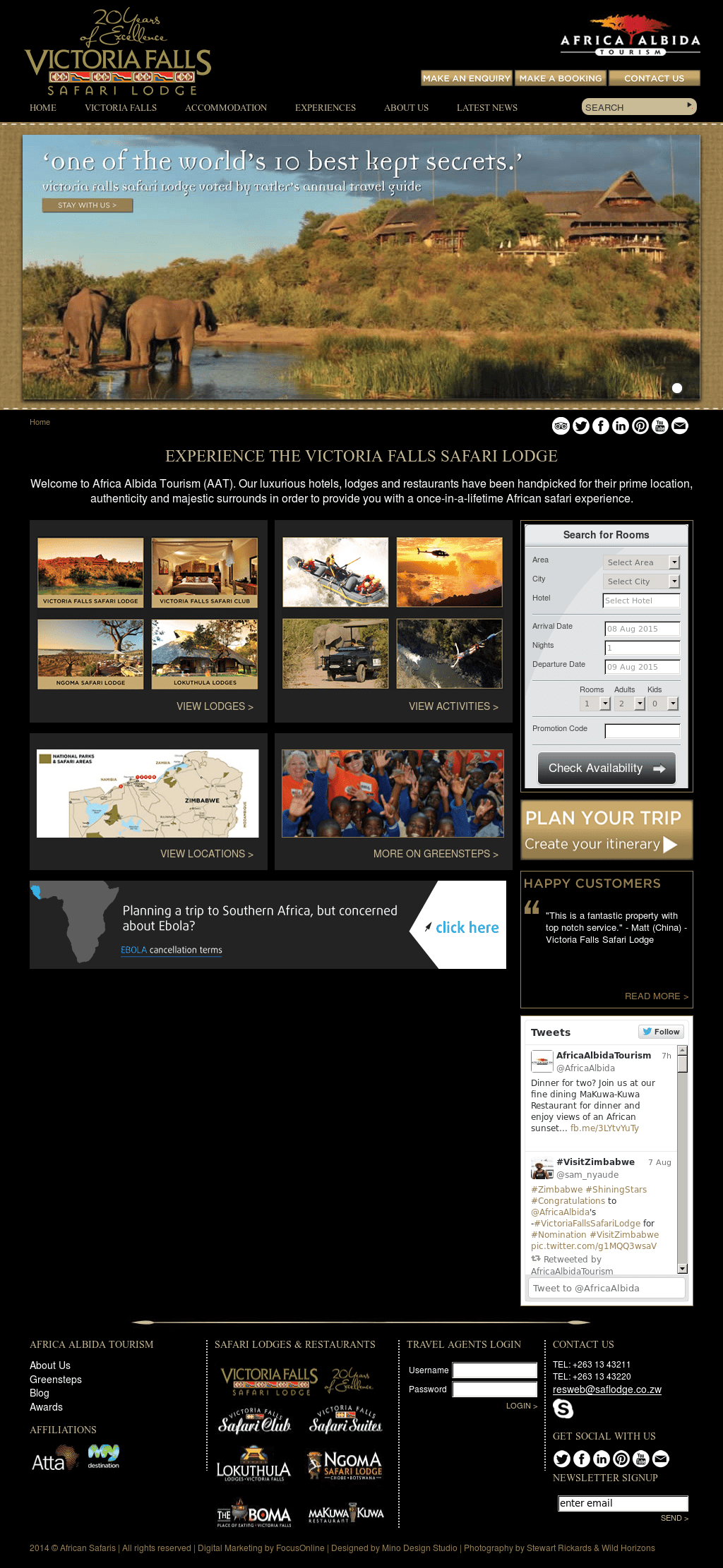 Victoria Falls Safari Lodge Competitors Revenue And