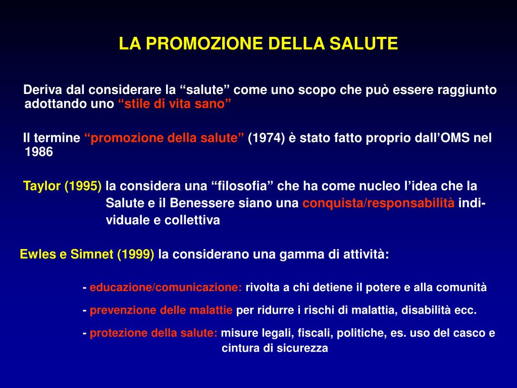 Ppt - Appunti Promozione Ed Educazione Alla Salute Irmo Carraro Powerpoint Presentation - Id:5458065 768_x_1024_jpg