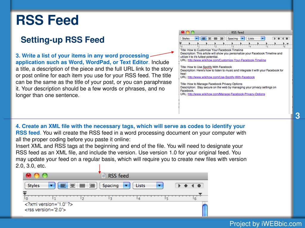 Next, simply follow the instructions for the particular rss reader being used. Ppt Setting Up An Rss Feed Powerpoint Presentation Free Download Id 5477395