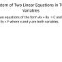 PPT - System Of Two Linear Equations In Two Variables PowerPoint ...