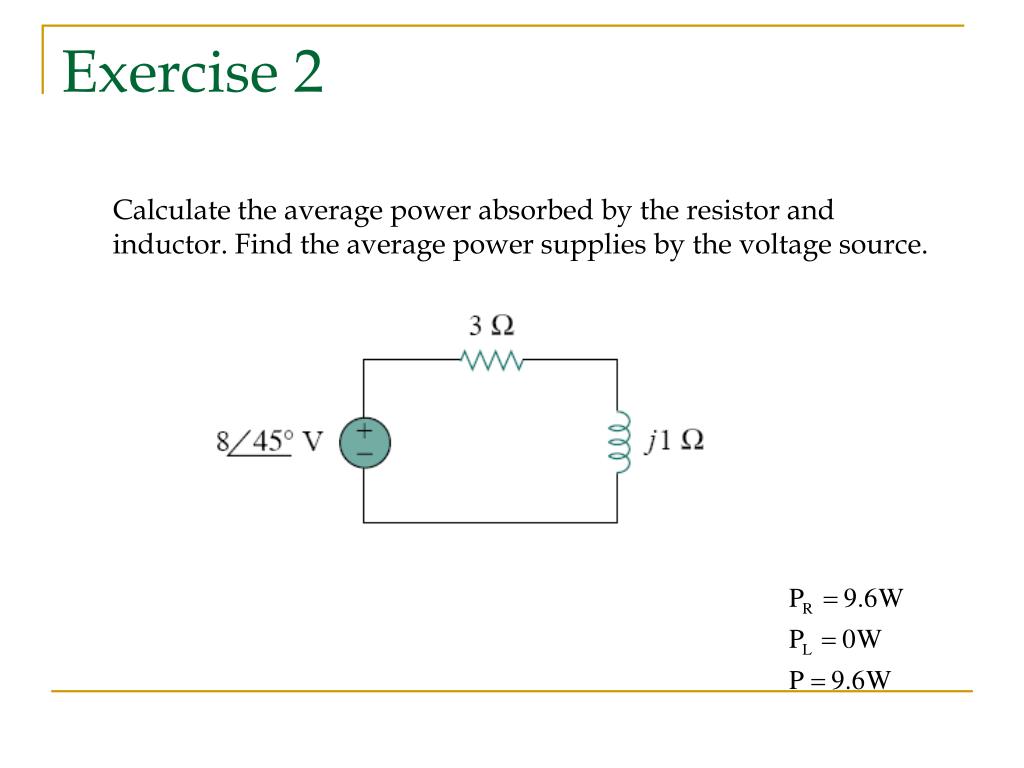 Ppt Ac Power Analysis Powerpoint Presentation Free