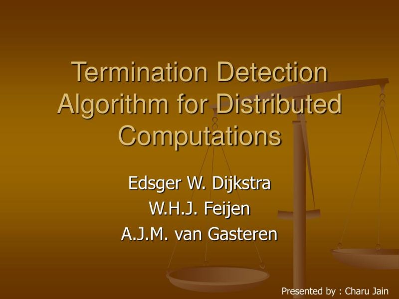 Pdf Max Min Algorithm For Distributed Finite Time Termination Of - Colorful Image Collection - Mobile Quality