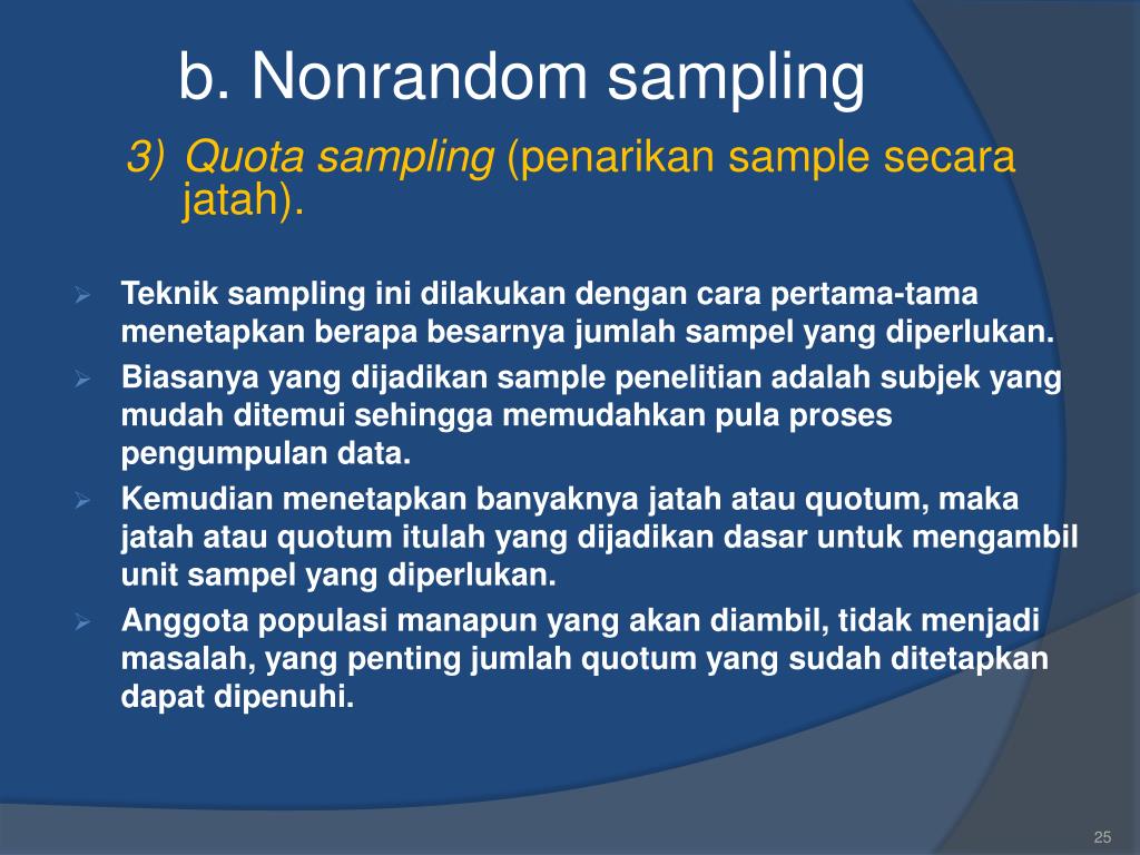 Dalam pengambilan sampel cara probabilitas besarnya peluang atau probabilitas. PPT - POPULASI, SAMPEL DAN TEKNIK SAMPLING PowerPoint