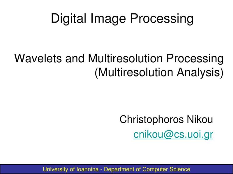 Solution Multi Resolution Analysis In Digital Image Processing Studypool - Download High Quality Nature Image | 4K