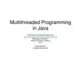Ppt Multithreaded Programming In Java Powerpoint Presentation Free