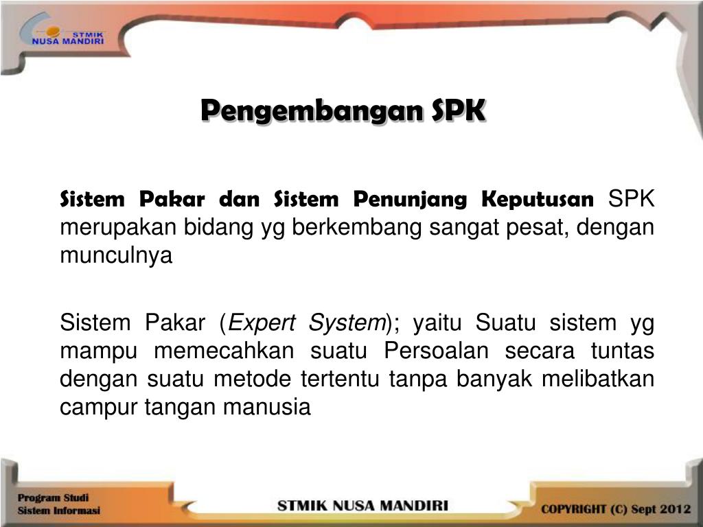 8 contoh pengembangan pendekatan spk strategi pengembangan ikm pengembangan. Ppt Sistem Penunjang Keputusa N Powerpoint Presentation Free Download Id 5880424