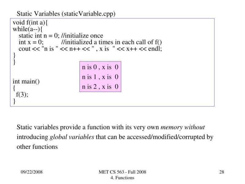 Ppt 4 Functions Procedures Methods Encapsulating Behavior - Best Vintage Patterns in High Resolution