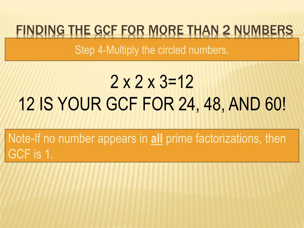 Ppt Greatest Mon Factors Gcf Least Mon Multiples Lcm Powerpoint Presentation Id 6016287 